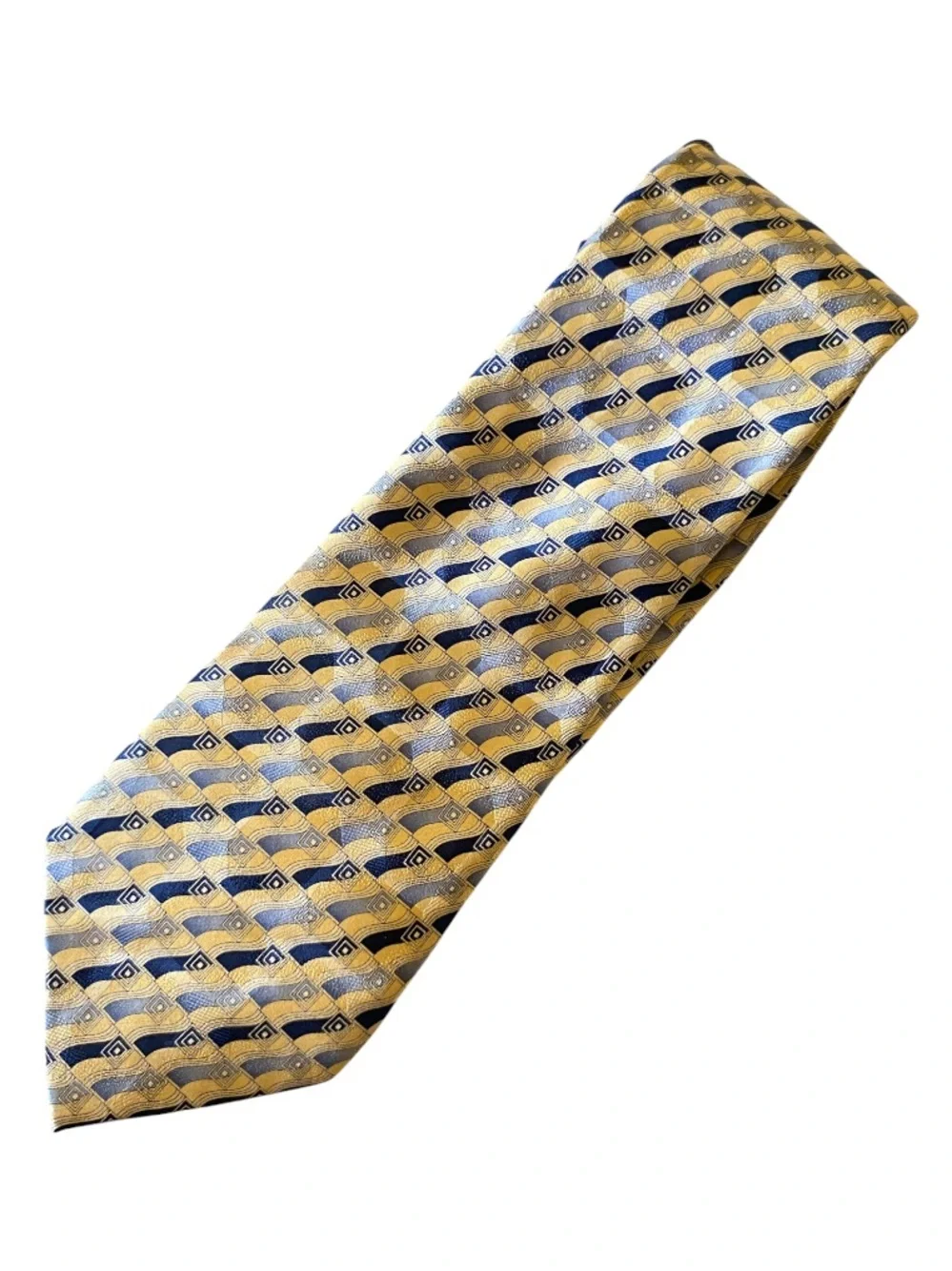 CARLOS DEVENEZIA Roma Barcelona Handmade Silk Necktie Men’s Business Tie